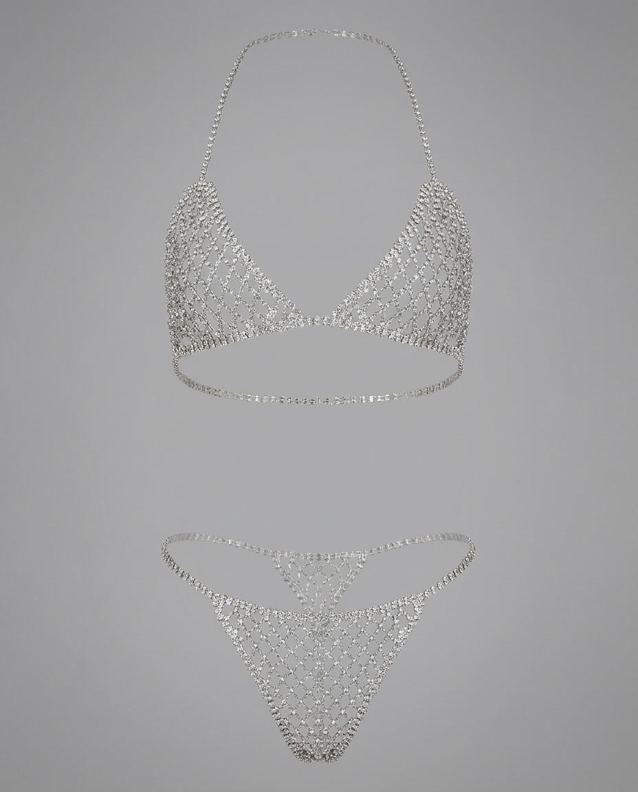 Cleopatra Rhinestone Lingerie Set