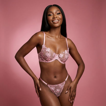 Daisy Flower Lingerie Set