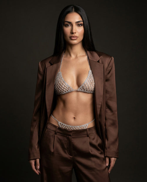 Cleopatra Rhinestone Lingerie Set