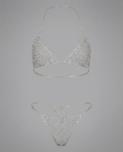 Cleopatra Rhinestone Lingerie Set