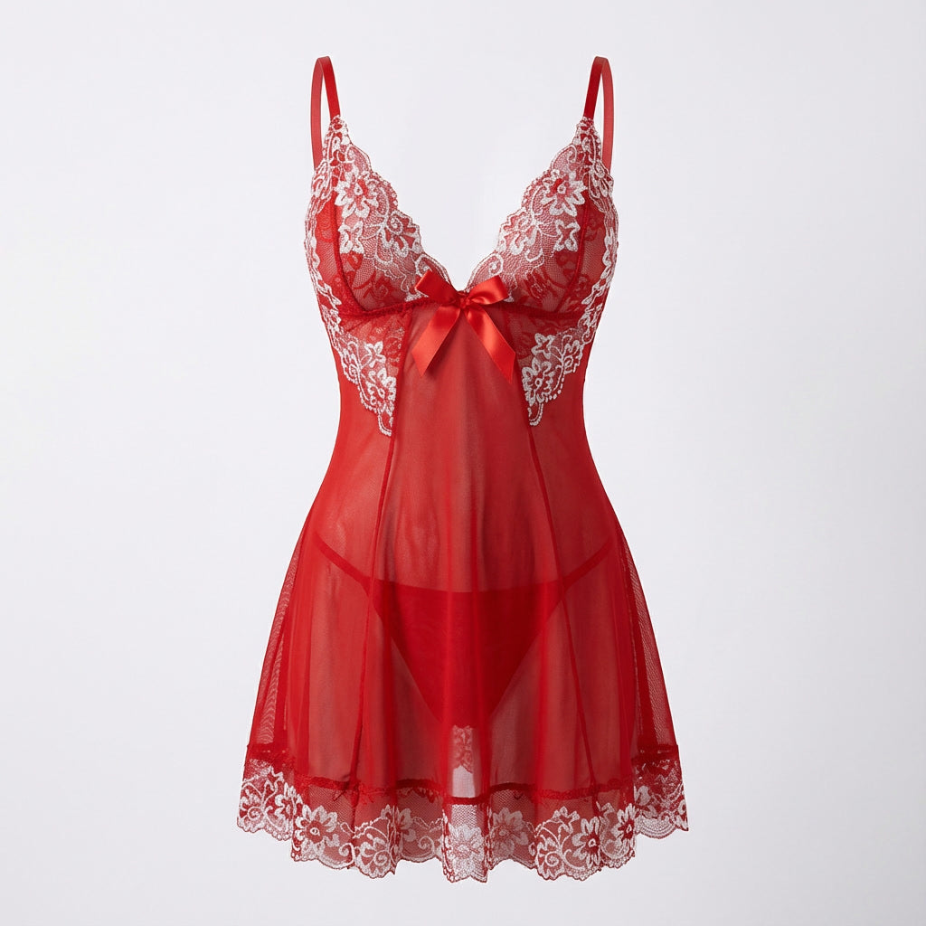 Mrs. Claus Lingerie Set
